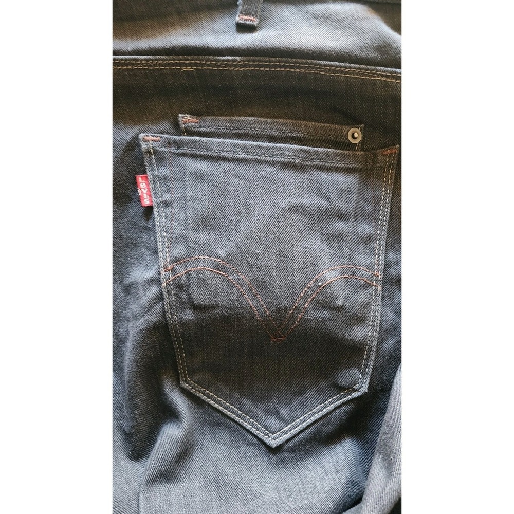 Levi's 511 Slim Fit Denim Jeans Men's 36x29 Black/Grey Slate 9 Pockets A17 - Picture 7 of 13